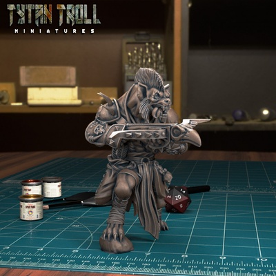 3d yazdırılabilir gnol tatar yayı 02 pre supported by tytantroll minyatürler 3d print model - Mito3D