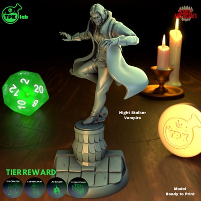 3d imprimable nuit harceleur vampire by tpk laboratoire 3d print model - Mito3D