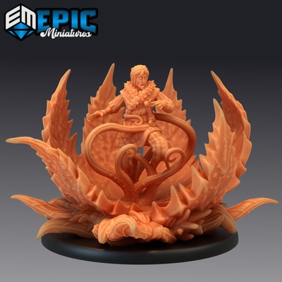 3d yazdırılabilir mantrap avcılık yemek yiyor bitki filiz dokunaçlar tuzak çiçek orman karşılaşma by epic miniatures 3d print model - Mito3D