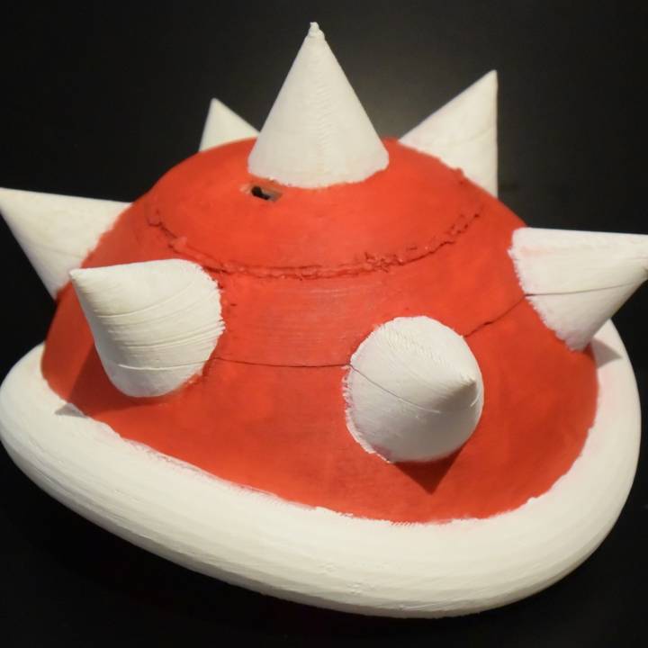 mario kart shell sanat hayranı Mario kartuşu bashbots mariokartshell bashbot 3dprintit 3D print model - Mito3D