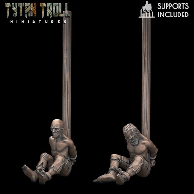 3d imprimable prisonnier sam pack pre supported by tytantroll miniatures table personnages créatures 3d print model - Mito3D