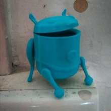 astro boy cestino giardino anime cartone animato cane robot giocattolo fanart sidekick 73ck astroboy simbolo robotdog 3d print model - Mito3D