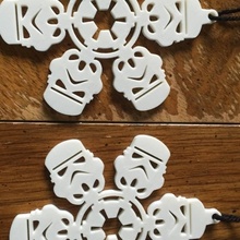 stormflake & garden christmas decoration logo movie starwars symbol tree trooper xmas storm robox 3d print model - Mito3D