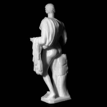 julius caesar borghese louvre paris scan 3d print model - Mito3D