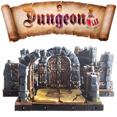 3d printable dungeon lab by mgpix tabletop terrain fantasy 3d print model - Mito3D