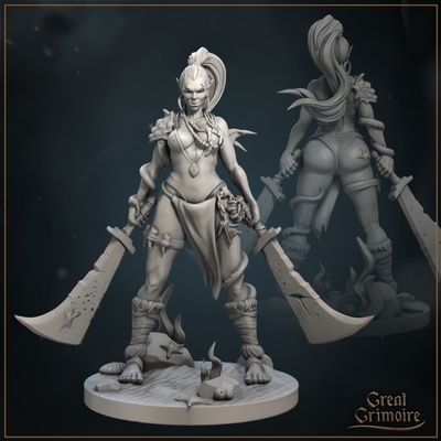 3d printable fever forsaken pirate by great grimoire tabletop characters & creatures 3d print model - Mito3D