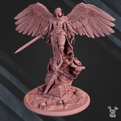 3d imprimable archange elizabeth by dakkadakka store table personnages créatures sci univers 3d print model - Mito3D