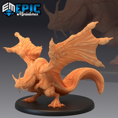 3d imprimable grenouille dragon marais canard crapaud hybride draconique reptile lézard rencontre chimère by epic miniatures table personnages créatures 3d print model - Mito3D