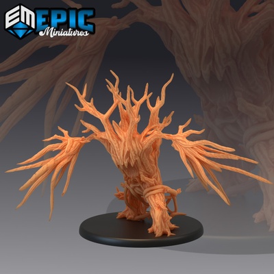 3d imprimível árvore praga ataque floresta espírito galho criatura bosque guardião velho treant by epic miniatures tampo mesa personagens criaturas 3d print model - Mito3D