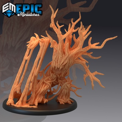 3d printable tree blight sap attack forest spirit twig creature woodland guardian elder treant by epic-miniatures tabletop characters & creatures 3d print model - Mito3D