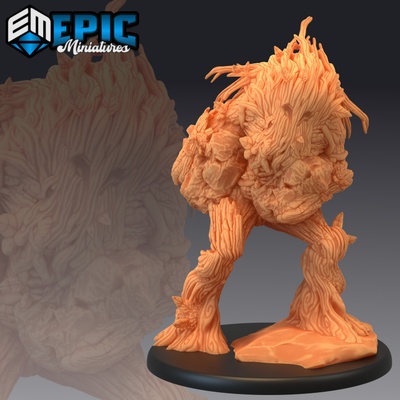 3d stampabile fatiscente tumulo roccia vettore of tentacoli gigante pianta palude natura custode giungla incontrare by epic miniatures tavolo personaggi creature 3d print model - Mito3D