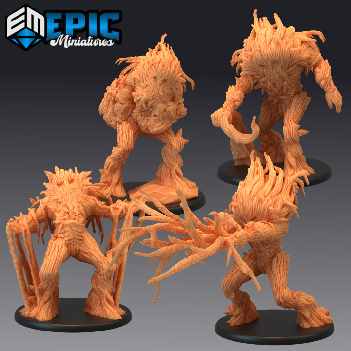 3d stampabile fatiscente tumulo impostato vettore of tentacoli gigante pianta palude natura custode giungla incontrare by epic miniatures tavolo personaggi creature 3D print model - Mito3D