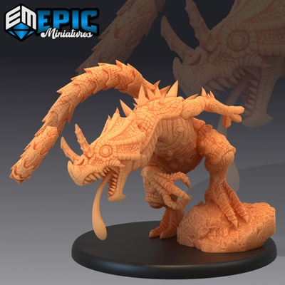 3d yazdırılabilir bukalemun raptor saldıran antik avcılık dinozor acımasız kertenkele jurassic sürüngen bataklık karşılaşma by epic miniatures masaüstü karakterler yaratıklar 3d print model - Mito3D