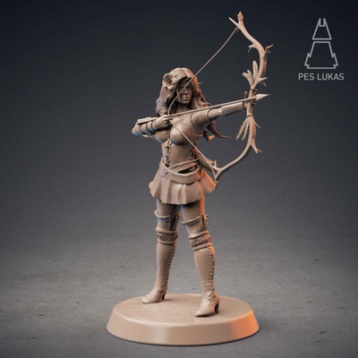 3d stampabile umano ranger by pes lukas tavolo personaggi creature fantasia universo 3d print model - Mito3D