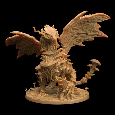 3d stampabile proliferato drago miconoide drake presupposto fungo bayou by cacciatori lodge tavolo personaggi creature fantasia universo wargaming 3d print model - Mito3D