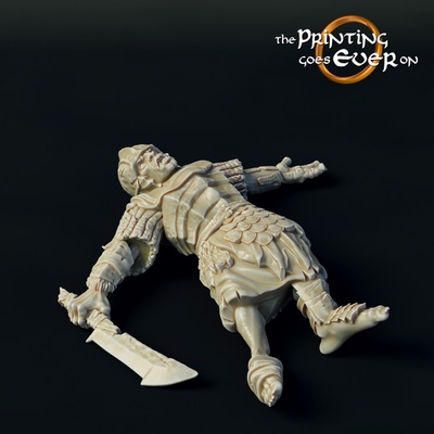 3d stampabile orco cadavere presupposto by stampa on tavolo wargaming 3d print model - Mito3D