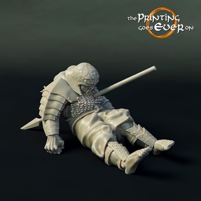 3d stampabile orco cadavere c presupposto by stampa on tavolo wargaming 3d print model - Mito3D