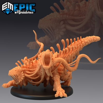 3d imprimible rezumar bestia enojado informe criatura limo continuar aparecer pantano pantanal encuentro by epic miniatures mesa caracteres criaturas 3d print model - Mito3D