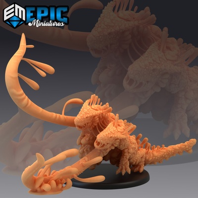 3d imprimible rezumar bestia látigo informe criatura limo continuar aparecer pantano pantanal encuentro by epic miniatures mesa caracteres criaturas 3d print model - Mito3D