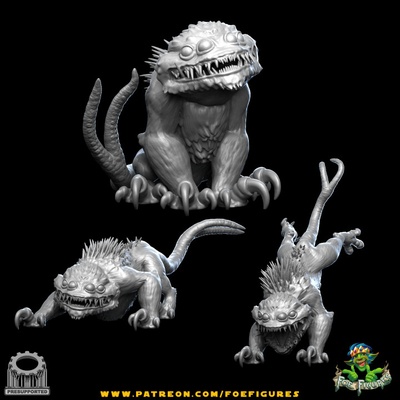 3d stampabile foresta gatto gattini by nemico figure tavolo personaggi creature sci fi universo 3d print model - Mito3D