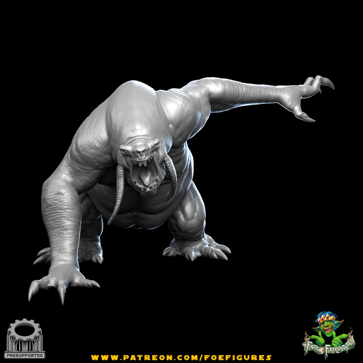 3d stampabile goliatano ruggente by nemico figure tavolo personaggi creature sci fi universo 3D print model - Mito3D