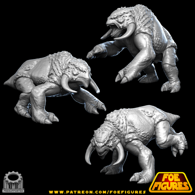 3d druckbar platz nashorn frauen by feind zahlen tischplatte zeichen kreaturen sci fi universum 3d print model - Mito3D