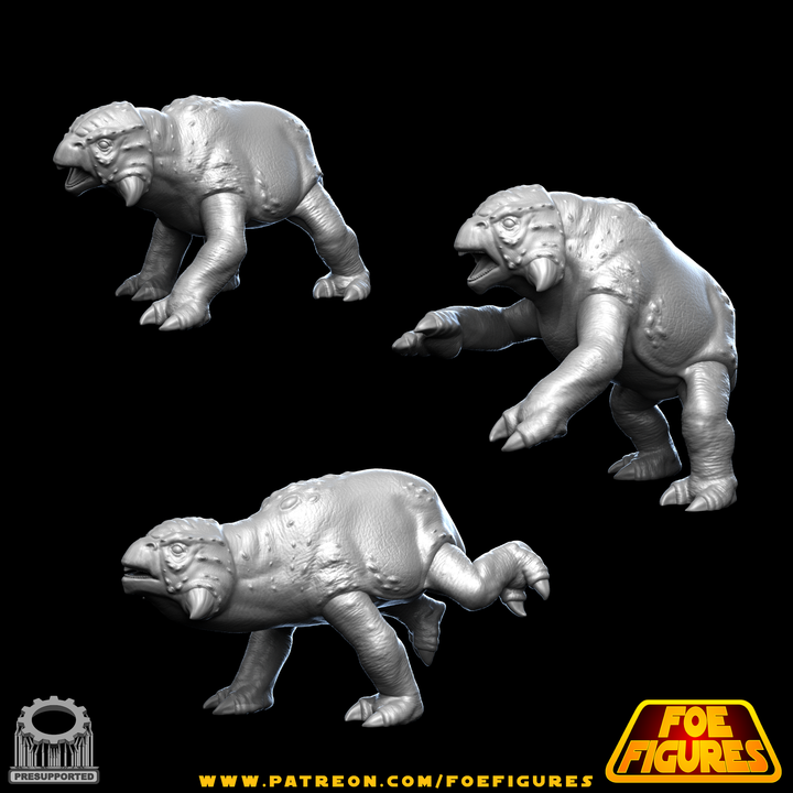 3d druckbar platz nashorn juvenile weiblich by feind zahlen tischplatte zeichen kreaturen sci fi universum 3D print model - Mito3D