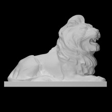 lion left hsbc canary wharf london scan 3d print model - Mito3D