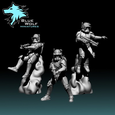 3d imprimible comandante corgi by azul lobo miniaturas mesa caracteres criaturas sci fi universo 3d print model - Mito3D