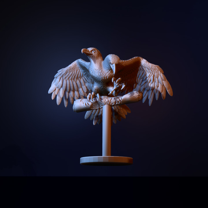 3d druckbar double headed adler by viktoriya kabanova spielzeuge spiele mechanisch wunder 3D print model - Mito3D