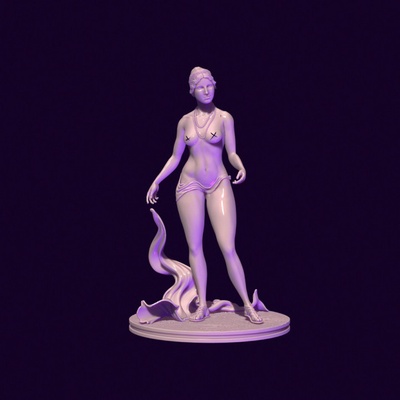 3d imprimível fracasso of afrodite by viktoriya kabanova tampo mesa personagens criaturas brinquedos jogos mecânico maravilhas 3d print model - Mito3D