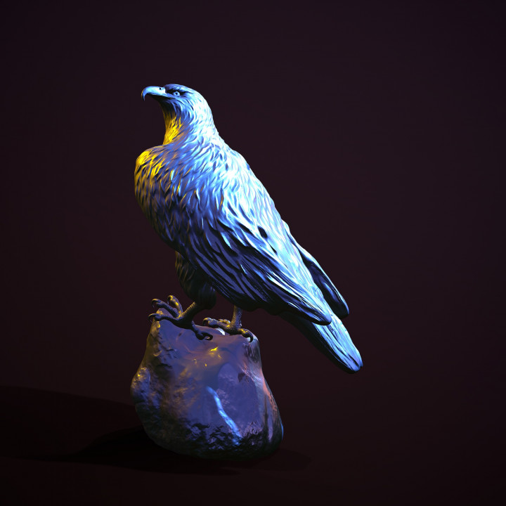 3d imprimable d'or aigle by viktoriya kabanova jouets jeux mécanique merveilles 3D print model - Mito3D