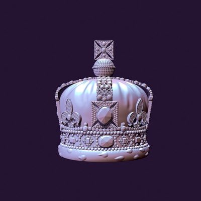 3d printable great britain crown by viktoriya kabanova toys & games mechanical marvels 3d print model - Mito3D