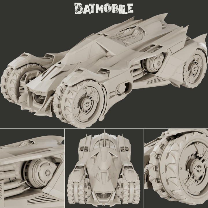 3d yazdırılabilir batmobile by bysmiled gülümseyerek hayran sanat 3D print model - Mito3D