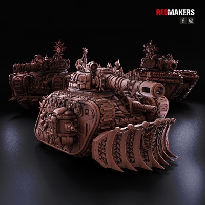 3d druckbar renegat legendär schlacht panzer ketzer by rotmacher tischplatte zeichen kreaturen sci fi universum fahrzeuge maschinen wargaming 3d print model - Mito3D