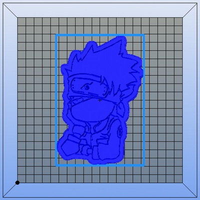 3d yazdırılabilir bas relief gem kakashi waiting bois by başlık sebastian hayran sanat 3d print model - Mito3D