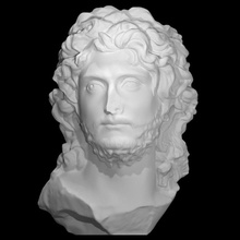 head barbarian leader faculty classics cambridge scan 3d print model - Mito3D
