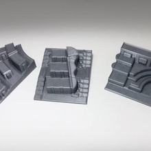 campus buildings & garden 3d print model - Mito3D