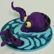 gurihiru octopus fan art 3d print model - Mito3D