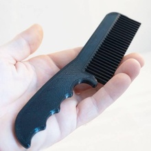 3d printed grip comb & garden haircomb beardcomb gripcomb 3dprintedcomb 3d print model - Mito3D