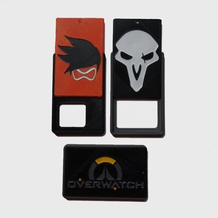 overwatch kart sahibinin kredi kartı otobüs örneği Anahtarlık moda aksesuar cardcase gözlem yeri 3D print model - Mito3D