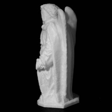 angel holding phylactery mus des beaux-arts lyon scan 3d print model - Mito3D