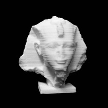 king amenophis ii nye carlsberg glyptotek copenhagen scan bust egypt head man diorite 3dscan photogrammetry pharao culturalheritage 3d print model - Mito3D