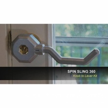 spin sling 360 knob lever kit accessibility door doorknob retrofit handmobility 3d print model - Mito3D