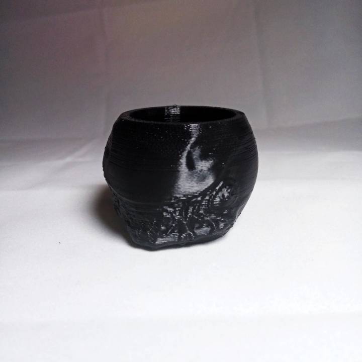 alien vaso flores jardim 3D print model - Mito3D