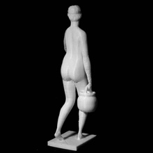 young girl bucket mus des beaux-arts lyon scan 3d print model - Mito3D