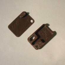 praça leitor cartão keychain caso gadgets aparelhos eletrônicos chaveiro quadrado up comércio eletrônico bancário widget 3d print model - Mito3D