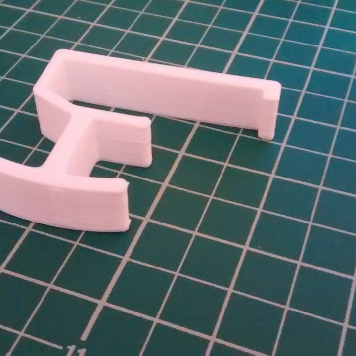 clip gabinete punho jardim alça cozinha apartamento cabinethandle 3D print model - Mito3D