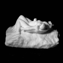 paolo francesca scene dante's inferno mus des beaux-arts lyon scan rodin 3d print model - Mito3D