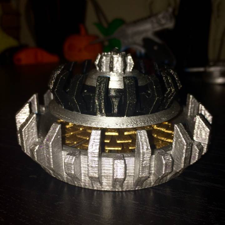 arc reactor suppports fan art energia homem prop ironman arco ferro engomar reator 3D print model - Mito3D